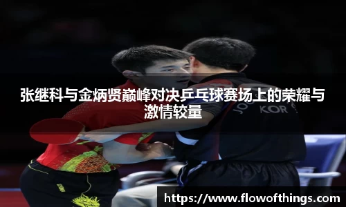 张继科与金炳贤巅峰对决乒乓球赛场上的荣耀与激情较量